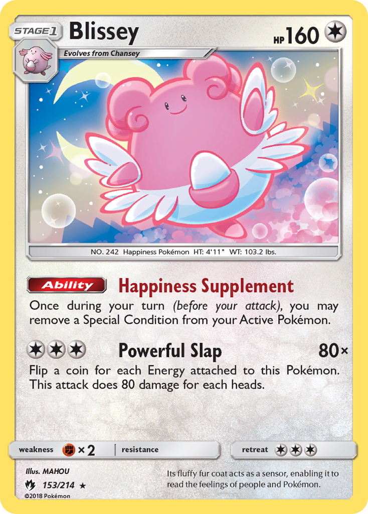 Blissey (153/214) [Sun & Moon: Lost Thunder] | Dumpster Cat Games