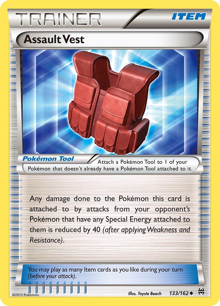 Assault Vest (133/162) [XY: BREAKthrough] | Dumpster Cat Games