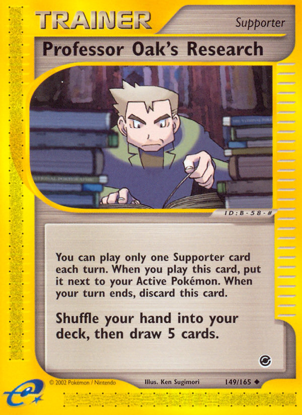 Professor Oak's Research (149/165) [Expedition: Base Set] | Dumpster Cat Games