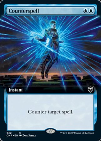 Counterspell (Extended Art) [Commander Legends] | Dumpster Cat Games