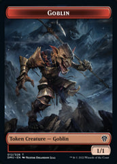 Soldier // Goblin Double-sided Token [Dominaria United Tokens] | Dumpster Cat Games