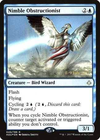 Nimble Obstructionist [Hour of Devastation Promos] | Dumpster Cat Games