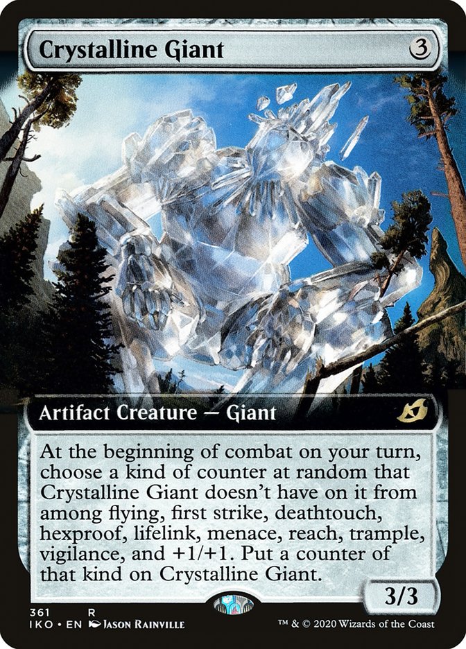 Crystalline Giant (Extended Art) [Ikoria: Lair of Behemoths] | Dumpster Cat Games