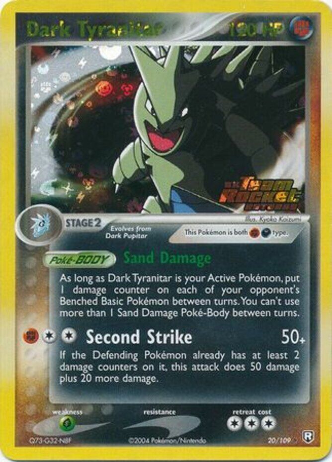 Dark Tyranitar (20/109) (Stamped) [EX: Team Rocket Returns] | Dumpster Cat Games