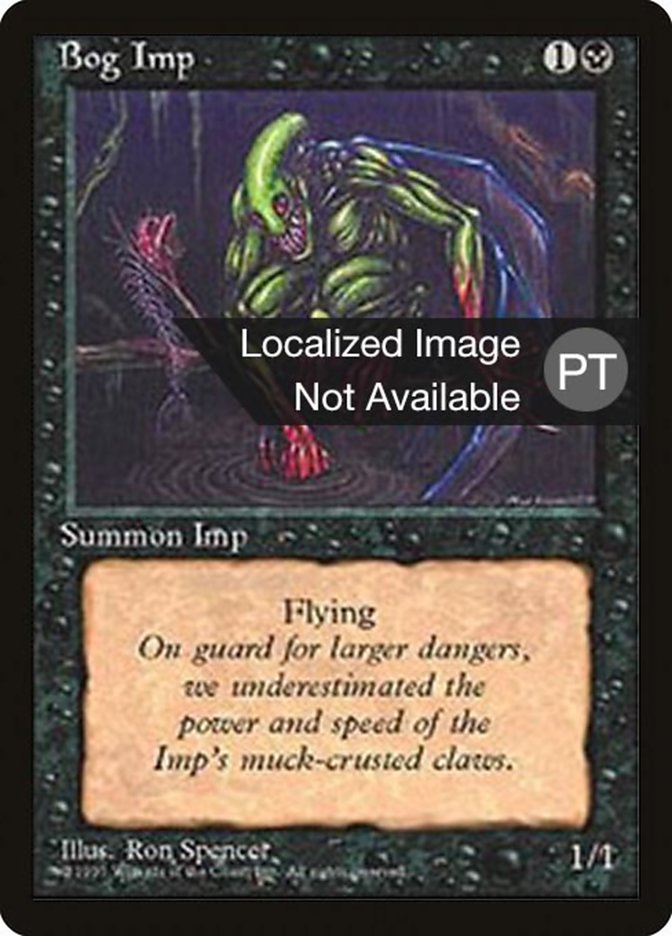 Bog Imp [Fourth Edition (Foreign Black Border)] | Dumpster Cat Games