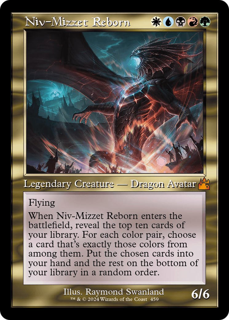 Niv-Mizzet Reborn (Retro Frame) [Ravnica Remastered] | Dumpster Cat Games