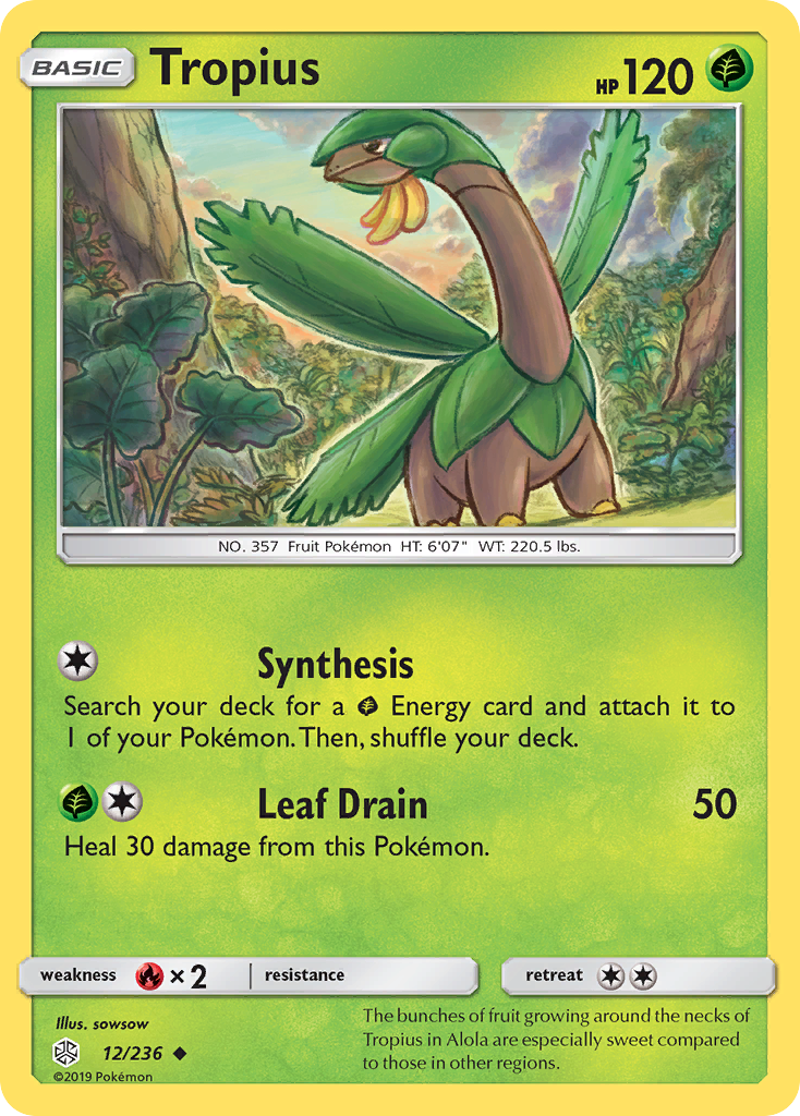 Tropius (12/236) [Sun & Moon: Cosmic Eclipse] | Dumpster Cat Games