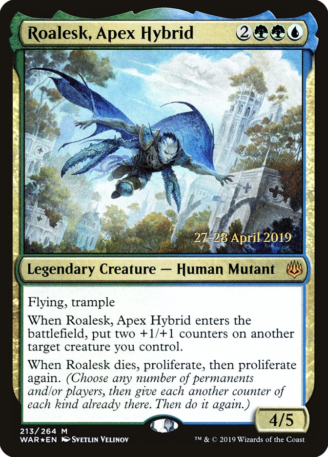 Roalesk, Apex Hybrid  [War of the Spark Prerelease Promos] | Dumpster Cat Games