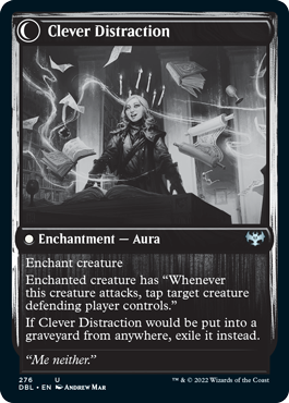 Distracting Geist // Clever Distraction [Innistrad: Double Feature] | Dumpster Cat Games