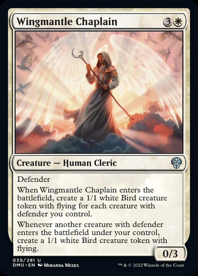 Wingmantle Chaplain [Dominaria United] | Dumpster Cat Games