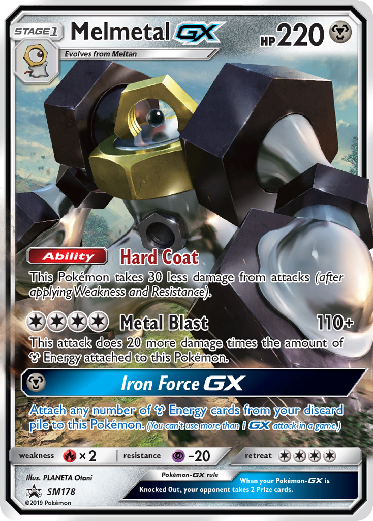 Melmetal GX (SM178) [Sun & Moon: Black Star Promos] | Dumpster Cat Games