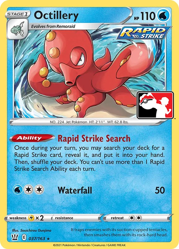 Octillery (037/163) [Prize Pack Series One] | Dumpster Cat Games