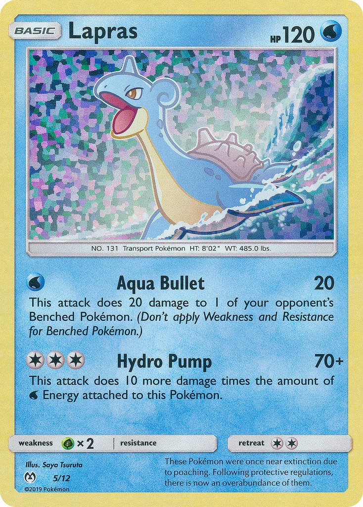 Lapras (5/12) [McDonald's Promos: 2019 Collection] | Dumpster Cat Games