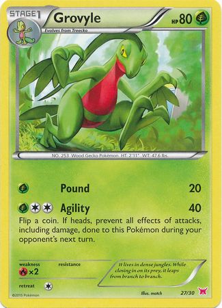 Grovyle (27/30) [XY: Trainer Kit 2 - Latias] | Dumpster Cat Games