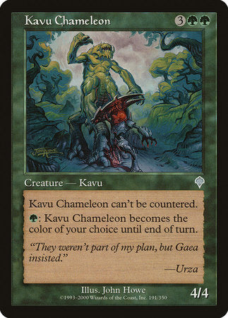 Kavu Chameleon [Invasion] | Dumpster Cat Games