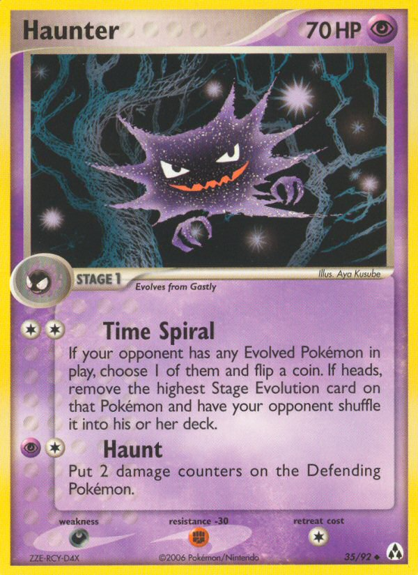 Haunter (35/92) [EX: Legend Maker] | Dumpster Cat Games