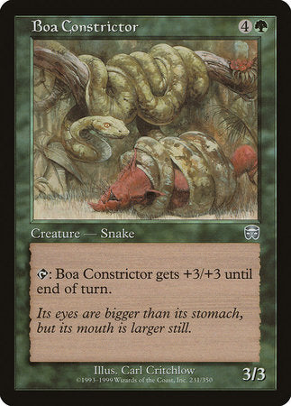 Boa Constrictor [Mercadian Masques] | Dumpster Cat Games