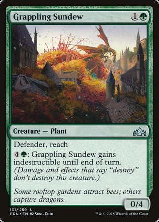 Grappling Sundew [Guilds of Ravnica] | Dumpster Cat Games