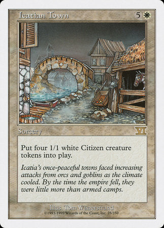 Icatian Town [Classic Sixth Edition] | Dumpster Cat Games