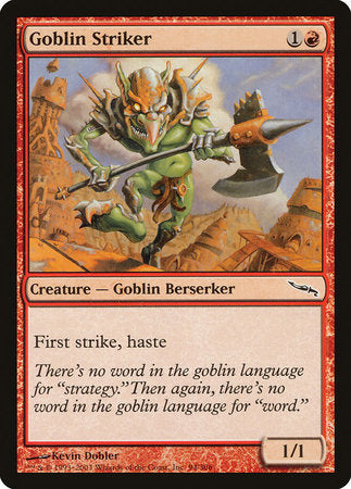 Goblin Striker [Mirrodin] | Dumpster Cat Games