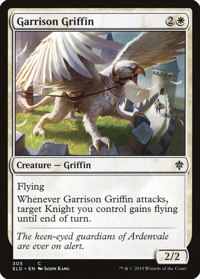 Garrison Griffin [Throne of Eldraine] | Dumpster Cat Games