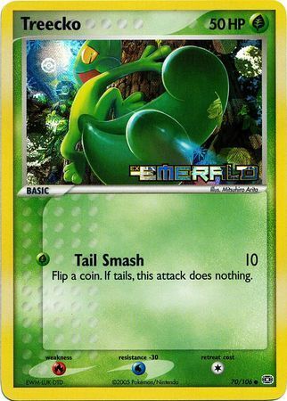 Treecko (70/106) (Stamped) [EX: Emerald] | Dumpster Cat Games