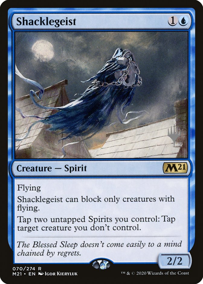 Shacklegeist (Promo Pack) [Core Set 2021 Promos] | Dumpster Cat Games