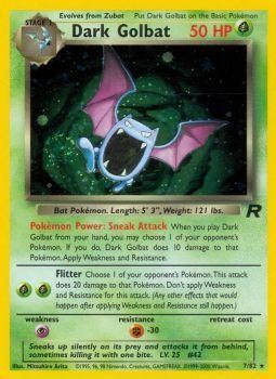 Dark Golbat (7/82) [Team Rocket Unlimited] | Dumpster Cat Games