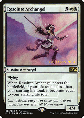 Resolute Archangel [Magic 2015 Promos] | Dumpster Cat Games