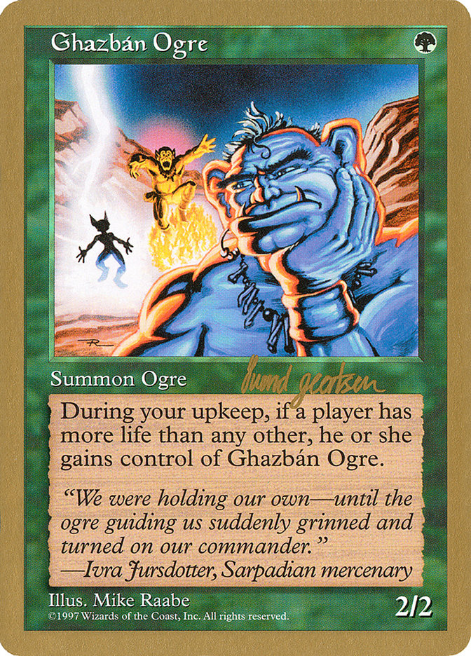 Ghazbán Ogre (Svend Geertsen) [World Championship Decks 1997] | Dumpster Cat Games