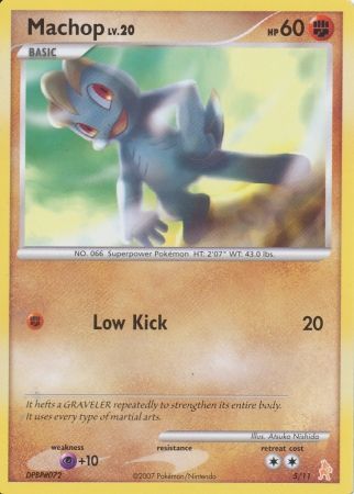 Machop (5/11) [Diamond & Pearl: Trainer Kit - Lucario] | Dumpster Cat Games