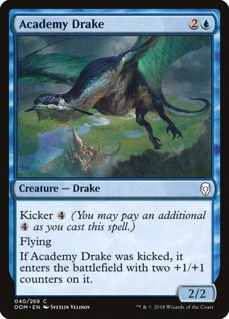 Academy Drake [Dominaria] | Dumpster Cat Games