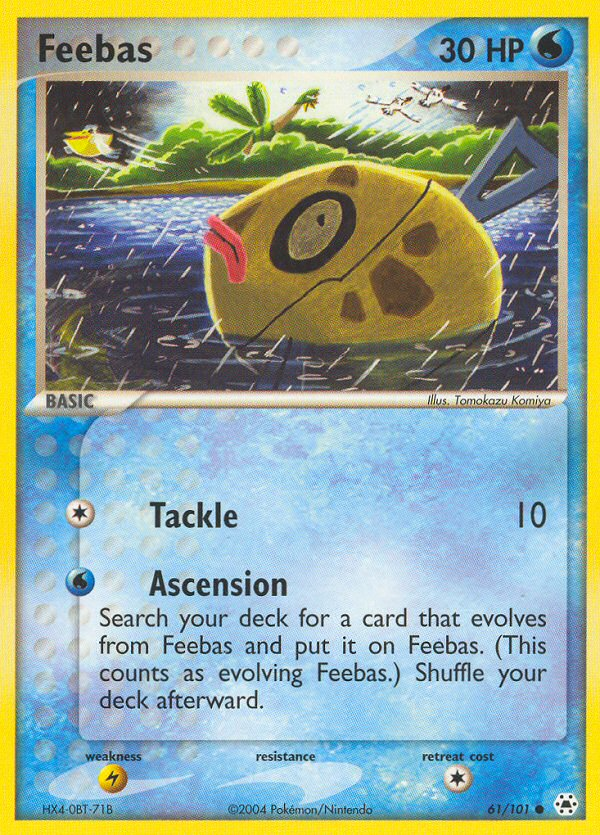 Feebas (61/101) [EX: Hidden Legends] | Dumpster Cat Games