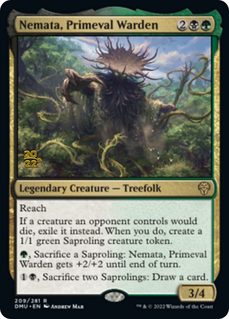 Nemata, Primeval Warden [Dominaria United Prerelease Promos] | Dumpster Cat Games