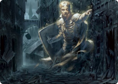 Dennick, Pious Apparition Art Card [Innistrad: Midnight Hunt Art Series] | Dumpster Cat Games