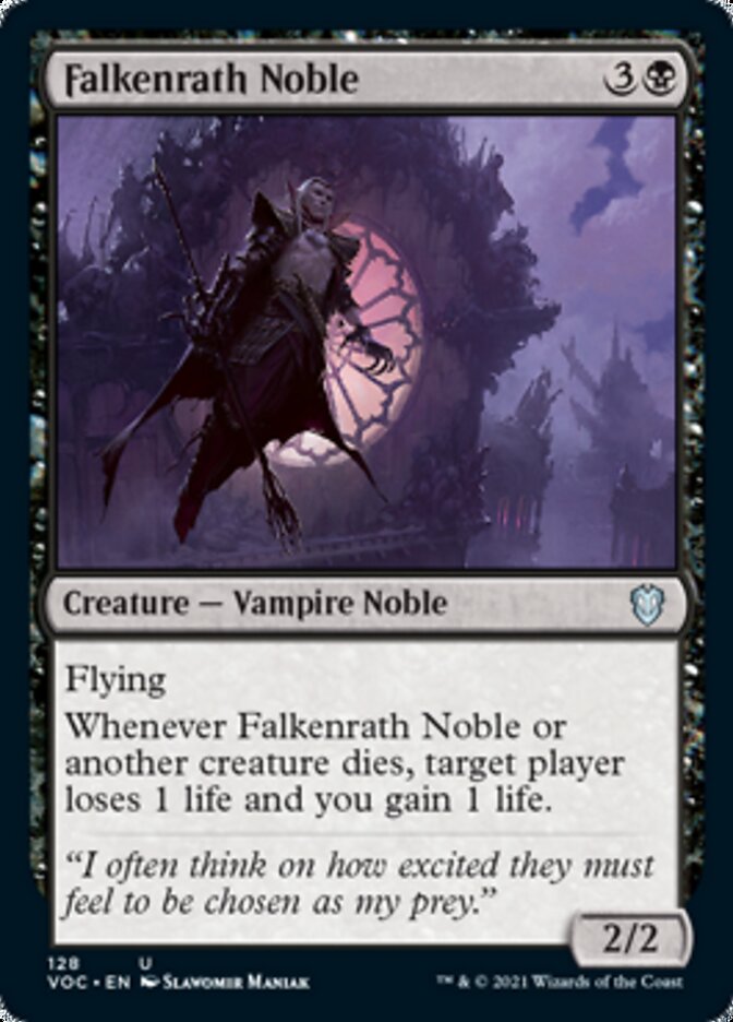 Falkenrath Noble [Innistrad: Crimson Vow Commander] | Dumpster Cat Games