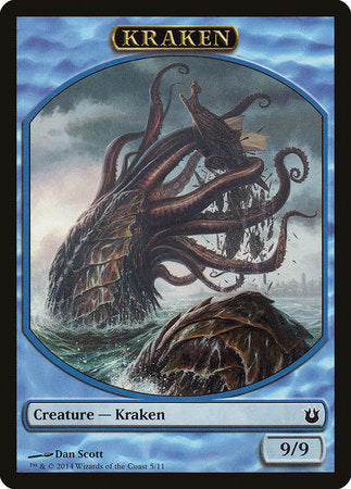 Kraken Token [Born of the Gods Tokens] | Dumpster Cat Games