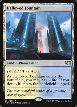 Hallowed Fountain [Ravnica Allegiance] | Dumpster Cat Games