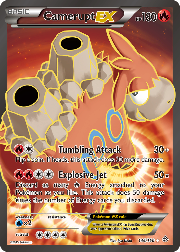 Camerupt EX (146/160) [XY: Primal Clash] | Dumpster Cat Games