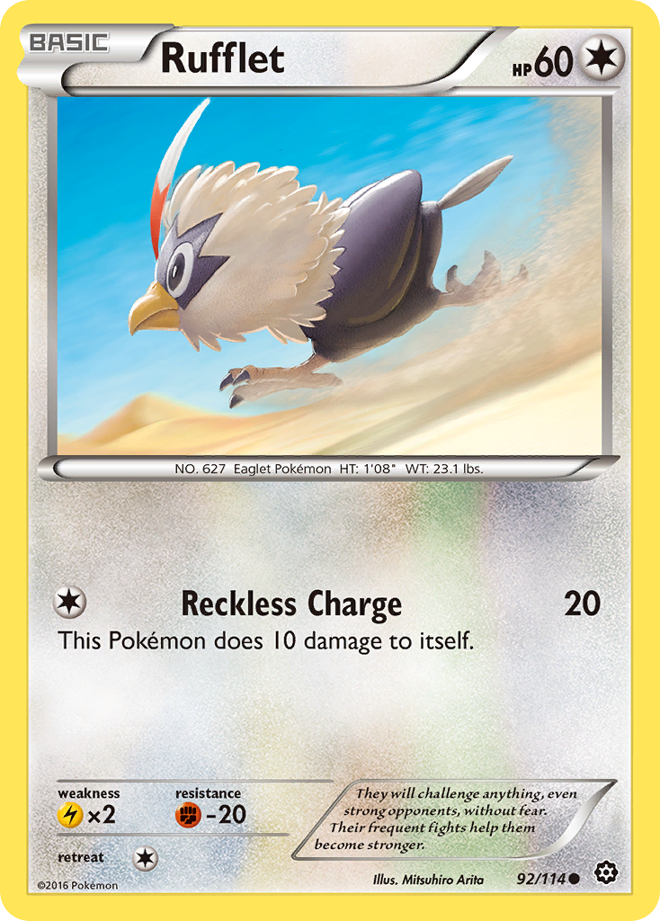 Rufflet (92/114) [XY: Steam Siege] | Dumpster Cat Games