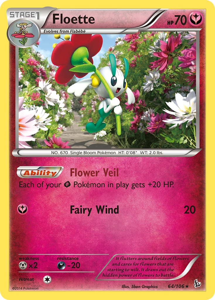 Floette (64/106) [XY: Flashfire] | Dumpster Cat Games