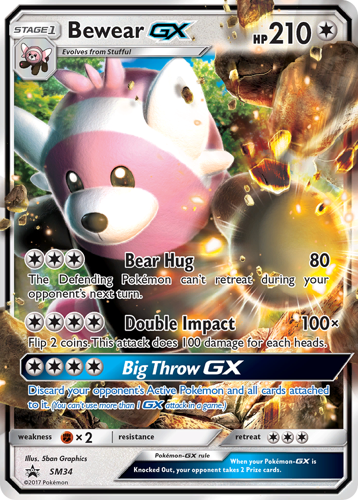 Bewear GX (SM34) [Sun & Moon: Black Star Promos] | Dumpster Cat Games