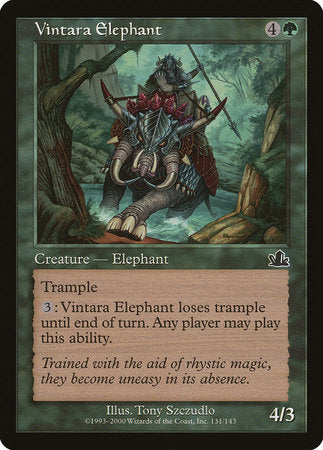 Vintara Elephant [Prophecy] | Dumpster Cat Games