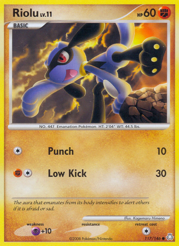 Riolu (117/146) [Diamond & Pearl: Legends Awakened] | Dumpster Cat Games