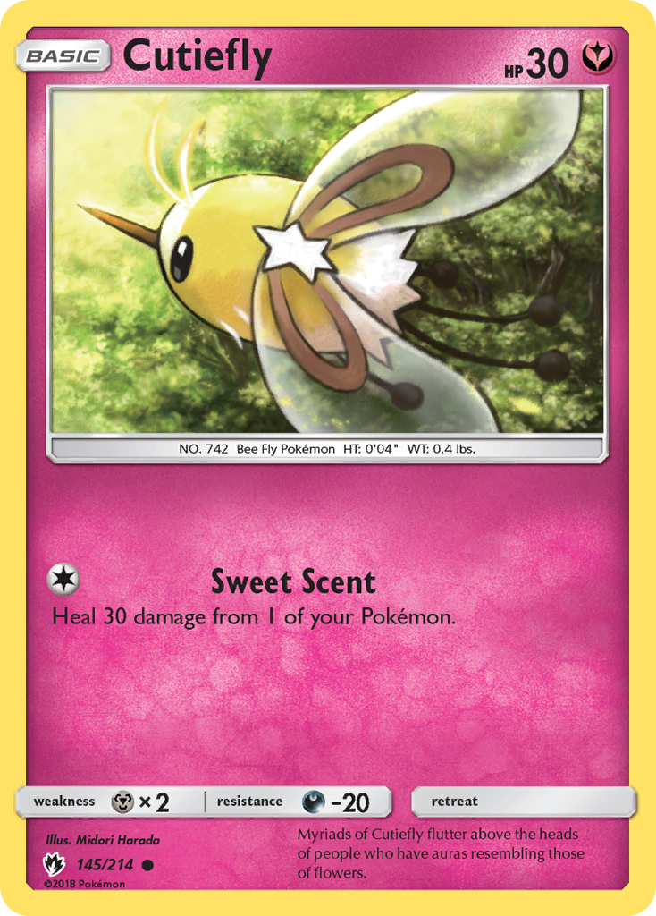 Cutiefly (145/214) [Sun & Moon: Lost Thunder] | Dumpster Cat Games