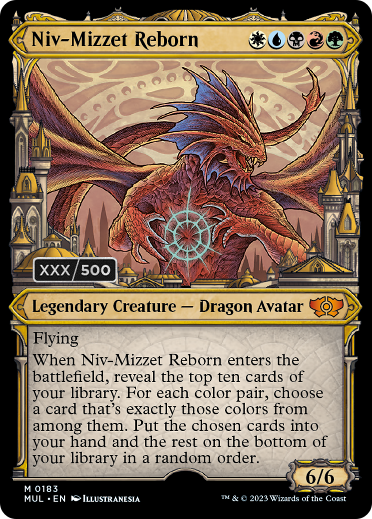 Niv-Mizzet Reborn (Serialized) [Multiverse Legends] | Dumpster Cat Games