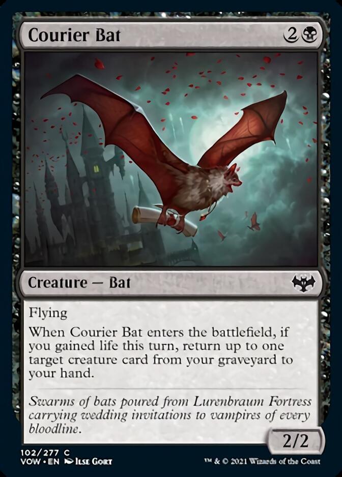 Courier Bat [Innistrad: Crimson Vow] | Dumpster Cat Games