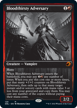 Bloodthirsty Adversary [Innistrad: Double Feature] | Dumpster Cat Games