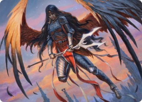 Liesa, Forgotten Archangel Art Card [Innistrad: Midnight Hunt Art Series] | Dumpster Cat Games