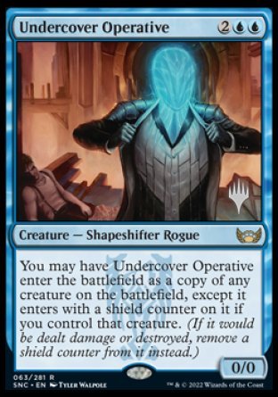 Undercover Operative (Promo Pack) [Streets of New Capenna Promos] | Dumpster Cat Games